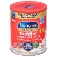 Enfagrow Nutritional Drink, Natural Milk Flavor, Toddler, 1+ Years - 32 Ounce 