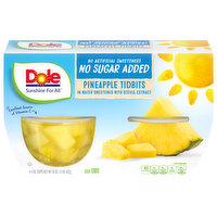 Dole Pineapple Tidbits, No Sugar Added