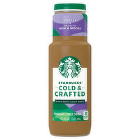 Starbucks Coffee Drink, Coffee + Splash of Milk & Mocha, Premium, Cold & Crafted - 11 Fluid ounce