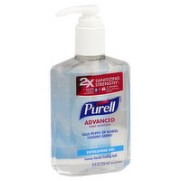 Purell Hand Sanitizer, Advanced, Refreshing Gel - 8 Ounce