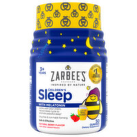 Zarbee's Children's Sleep with Melatonin, Natural Berry Flavor, Gummies