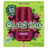 Outshine Fruit Ice Bars, Grape - 6 Each 