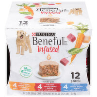 Beneful Dog Food, Infused, Tender Pate, 12 Pack - 12 Each 
