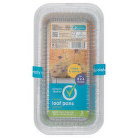 Simply Done Loaf Pans with Lids, Medium - 3 Each 
