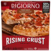 DiGiorno Pizza, Original, Rising Crust, Three Meat - 29.8 Ounce