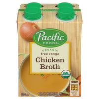 Campbells Chicken Broth, Organic, Free Range - 4 Each 