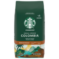 Starbucks Coffee, Ground, Medium Roast, Colombia - 12 Ounce 