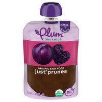 Plum Organics Just® Prunes Stage 1 Organic Baby Food 3.5oz Pouch