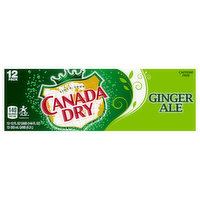 Canada Dry Ginger Ale, 12 Pack - 12 Each 