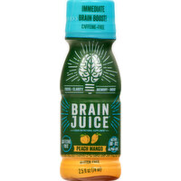 BrainJuice Juice, Peach Mango - 2.5 Ounce 