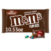 M&M's Chocolate Candies, Milk Chocolate, Fun Size - 10.53 Ounce 