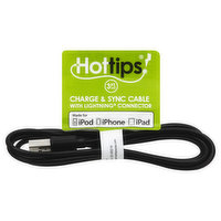 Hottips Cable, Charge & Sync, 3 Feet Long