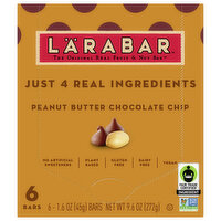 Larabar Fruit & Nut Bar, Peanut Butter Chocolate Chip - 6 Each 