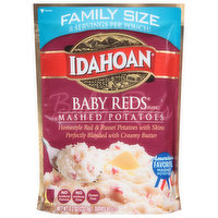 Idahoan Mashed Potatoes, Baby Reds, Family Size - 8.2 Ounce 