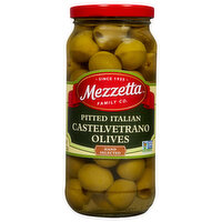 Mezzetta Olives, Pitted Italian, Castelvetrano - 8 Ounce 