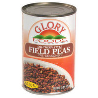 Glory Foods Southern Style Field Peas, Pre-Seasoned ( 15 oz ) - 15 Ounce 