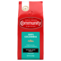 Community Coffee Coffee, Ground, Medium-Dark Roast, 100% Colombia