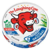The Laughing Cow Cheese, Creamy Original - 8 Each