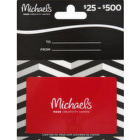 Michaels Gift Card, $25-$500 - 1 Each 