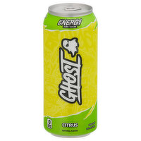 Ghost Energy Drink, Zero Sugar, Citrus - 16 Fluid ounce 