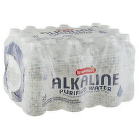 Brookshire's Water, Purified, Alkaline, 24 Pack - 24 Each 