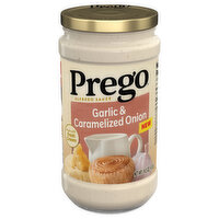 Prego Alfredo Sauce, Garlic & Caramelized Onion - 14.5 Ounce 