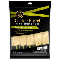 Cracker Barrel Cheese Sticks, Jalapeno Cheddar - 10 Each