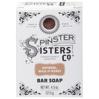 Spinster Sisters Co. Bar Soap, Oatmeal, Milk and Honey