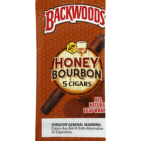 Backwoods Cigars, Honey Bourbon - 5 Each 