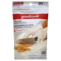 Good Cook Gloves, Nitrile Disposable, Food Prep - 30 Each 