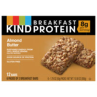 Kind Breakfast Bars, Almond Butter - 6 Each 