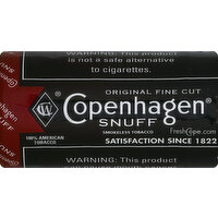 Copenhagen Snuff, Original, Fine Cut - 5 Each 