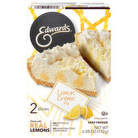 Edwards Creme Pie, Lemon - 2 Each 