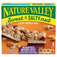 Nature Valley Granola Bars, Chewy, Roasted Mix Nut, Sweet & Salty Nut - 6 Each 