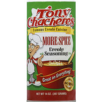 Tony Chachere's Creole Seasoning, More Spice - 14 Ounce 