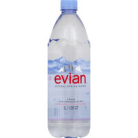 evian Water, Natural Spring - 1.05 Quart 