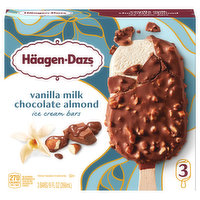 Haagen-Dazs Vanilla Milk Chocolate Almond Ice Cream Snack Bars