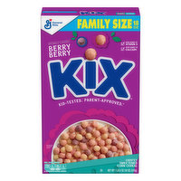 Kix Cereal, Berry Berry, Family Size - 18 Ounce 