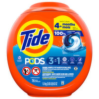 Tide Detergent, 3 in 1, Original, Capsules