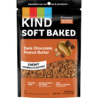 Kind Granola Clusters, Dark Chocolate Peanut Butter, Chewy, Soft Baked - 11 Ounce 