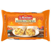 El Monterey Burritos, Egg, Sausage & Cheese, 8 Pack - 8 Each 