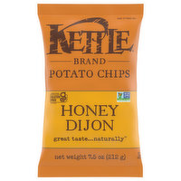 Kettle Potato Chips, Honey Dijon - 7.5 Ounce 