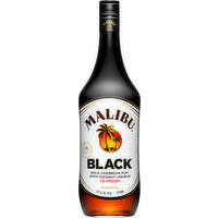 Malibu Caribbean Rum, Bold, Black - 750 Millilitre 