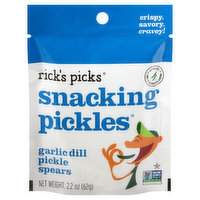 Rick's Picks Dill Pickle Spears, Garlic