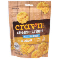 Crav'n Flavor Cheese Crisps, Gluten Free, Cheddar - 2.12 Ounce 