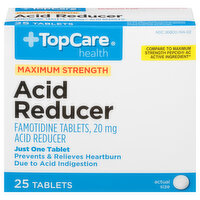 TopCare Acid Reducer, Maximum Strength, 20 mg, Tablets