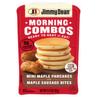 Jimmy Dean Morning Combos, Mini Maple Pancakes and Maple Sausage Bites - 3.27 Ounce 
