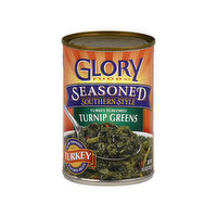Glory Foods Seasoned Southern Style - Turnip Greens, Turkey Flavored - 14.5 Ounce 