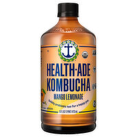 Health-Ade Kombucha, Mango Lemonade - 16 Fluid ounce 