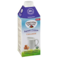 Organic Valley Creamer, Sweet Cream - 25.4 Fluid ounce 